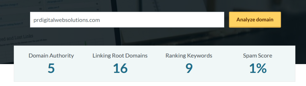 Sloppiest SEO Competition • PR DWS • Domain authority • December 2020 Winner