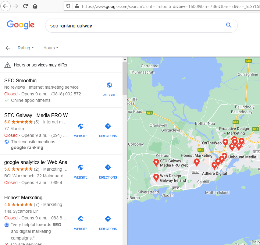 SEO Smoothie Challenge • Google Business SEO Ranking Galway • Ireland
