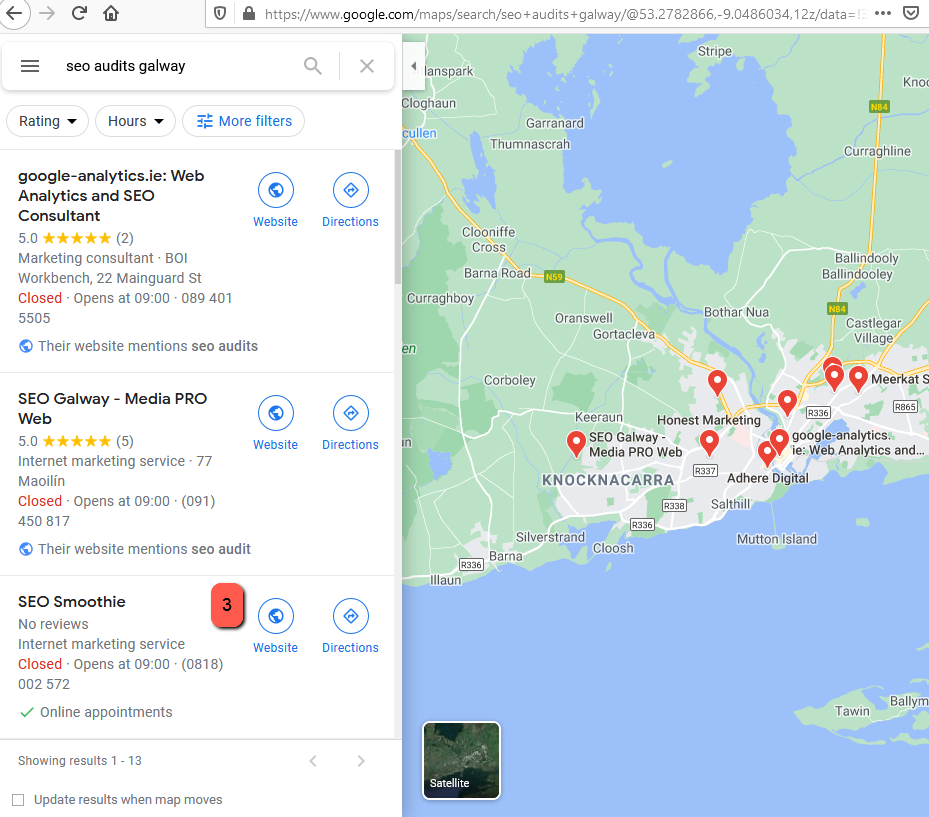 SEO Smoothie Challenge • Google Maps SEO Audits Galway • Ireland