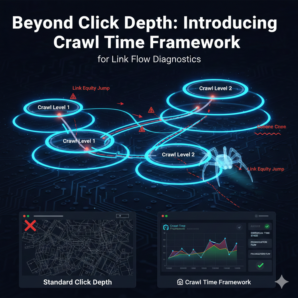 Beyond Click Depth: Introducing the Crawl Time Framework for Link Flow Diagnostics