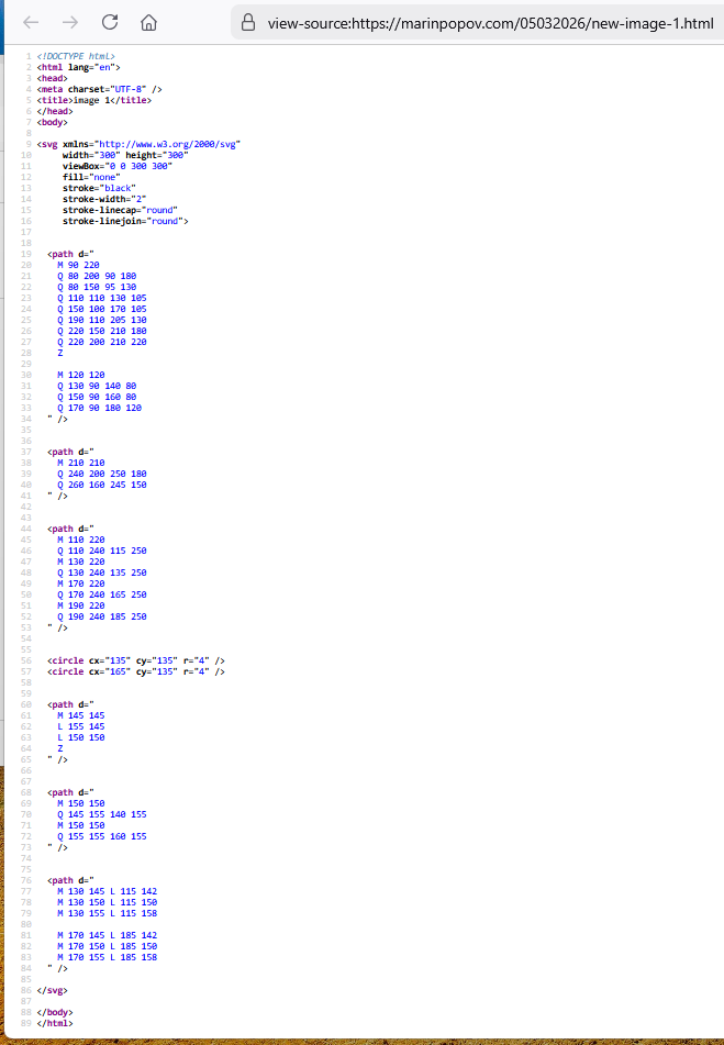 Does Semantics Matter for LLMs - Part 2. Source code page with svg image.